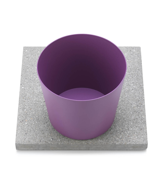 BASE IN GRANIGLIA CON VASCHETTA VIOLA