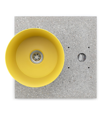 BASE IN GRANIGLIA CON VASCHETTA GIALLO