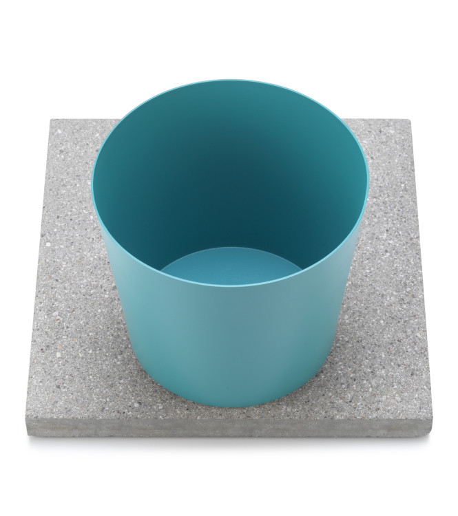 BASE IN GRANIGLIA CON VASCHETTA TURCHESE