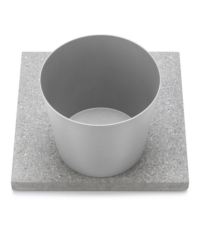 BASE IN GRANIGLIA CON VASCHETTA ALLUMINIO