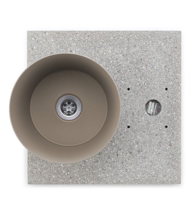 BASE IN GRANIGLIA CON VASCHETTA TORTORA