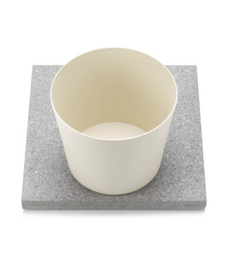 BASE IN GRANIGLIA CON VASCHETTA AVORIO