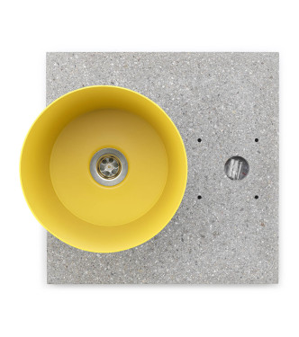 BASE IN GRANIGLIA CON VASCHETTA GIALLO