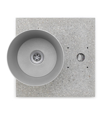 BASE IN GRANIGLIA CON VASCHETTA ALLUMINIO