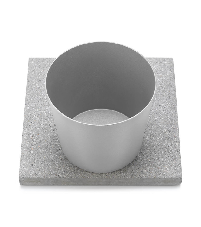 BASE IN GRANIGLIA CON VASCHETTA ALLUMINIO