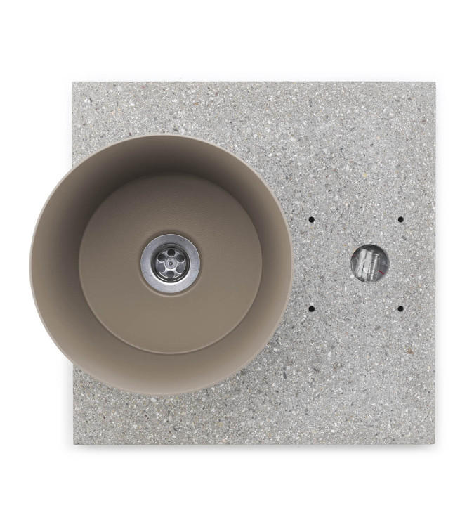 BASE IN GRANIGLIA CON VASCHETTA TORTORA