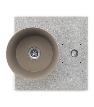 BASE IN GRANIGLIA CON VASCHETTA TORTORA