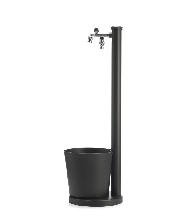 FONTANA CON VASCHETTA ANTRACITE