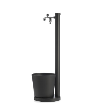 FONTANA CON VASCHETTA ANTRACITE