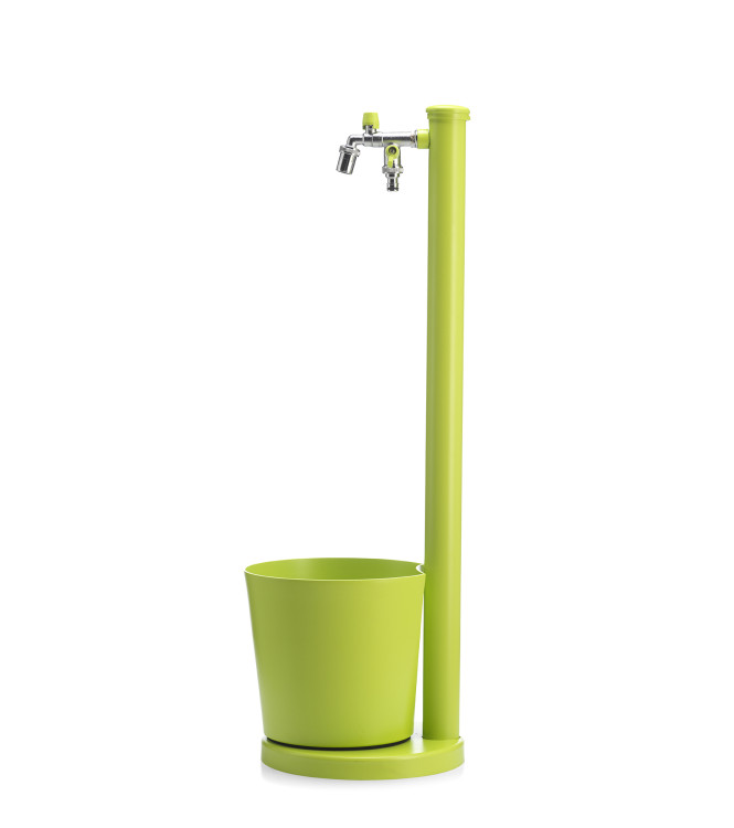 FONTANA CON VASCHETTA VERDE ACIDO