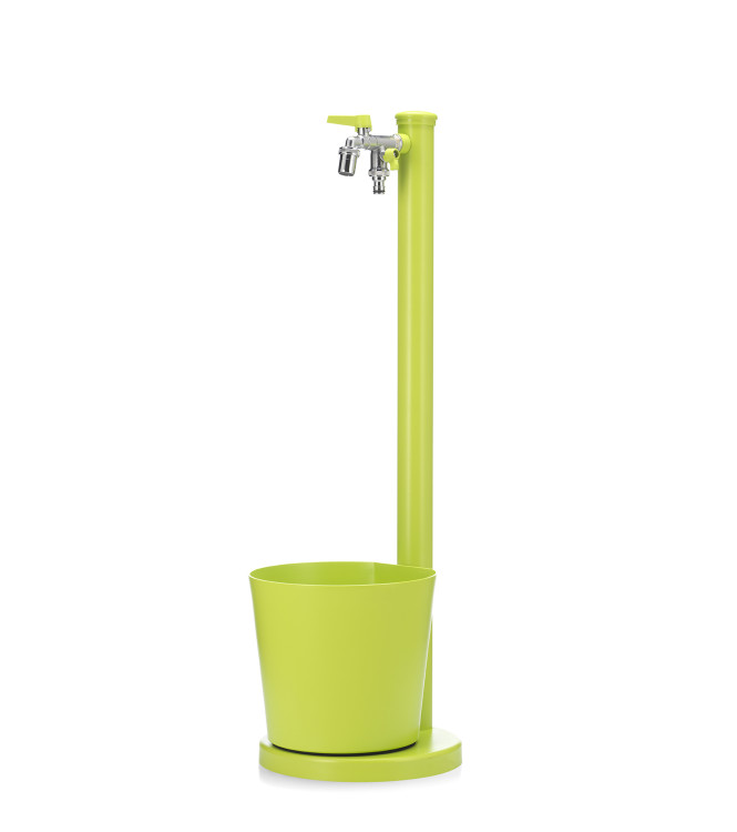 FONTANA CON VASCHETTA VERDE ACIDO