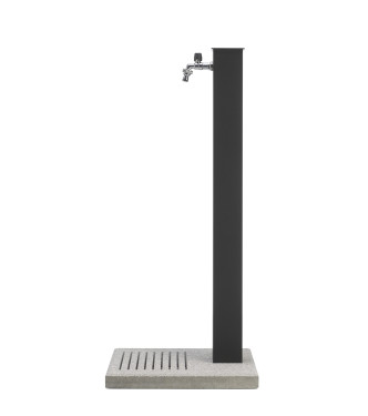 FONTANA CON BASE CEMENTO ANTRACITE