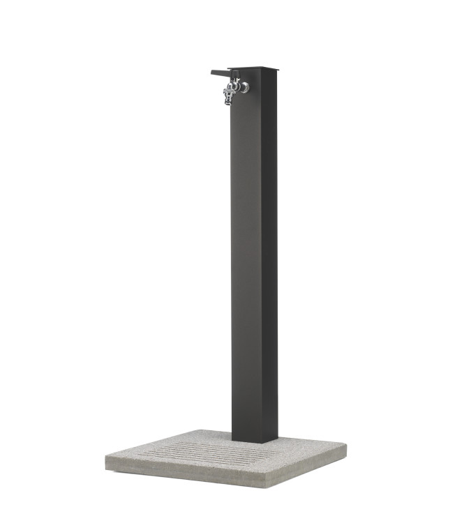 FONTANA CON BASE CEMENTO ANTRACITE