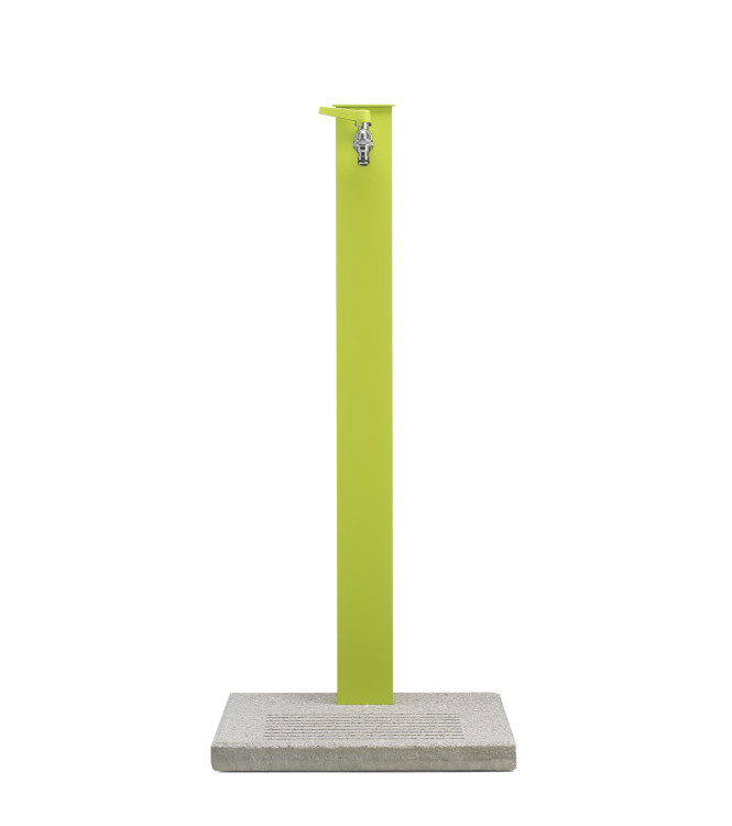 FONTANA CON BASE CEMENTO VERDE ACIDO