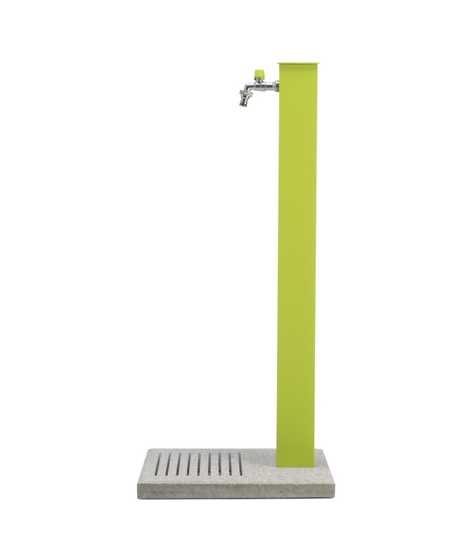 FONTANA CON BASE CEMENTO VERDE ACIDO