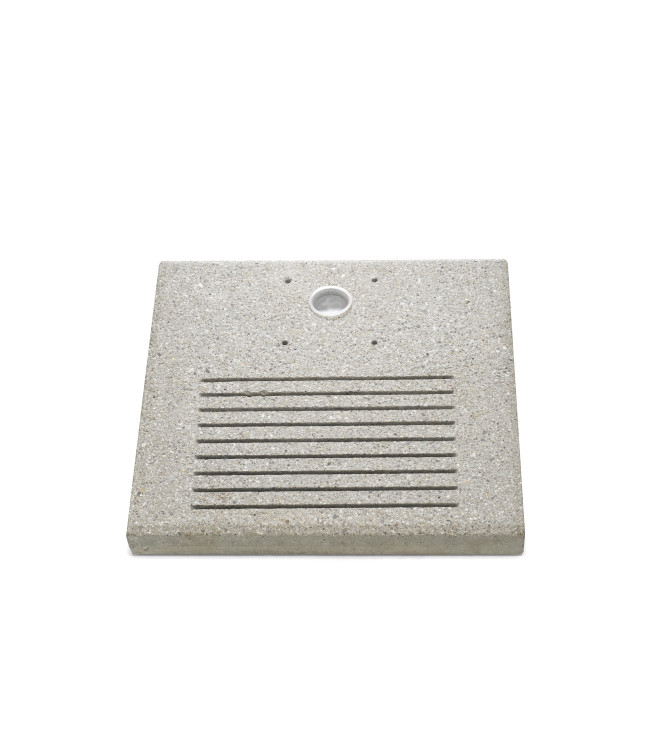 BASE IN CEMENTO CON FLESSIBILE PER DRENAGGIO