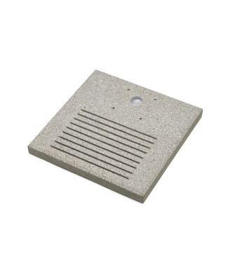 BASE IN CEMENTO CON FLESSIBILE PER DRENAGGIO