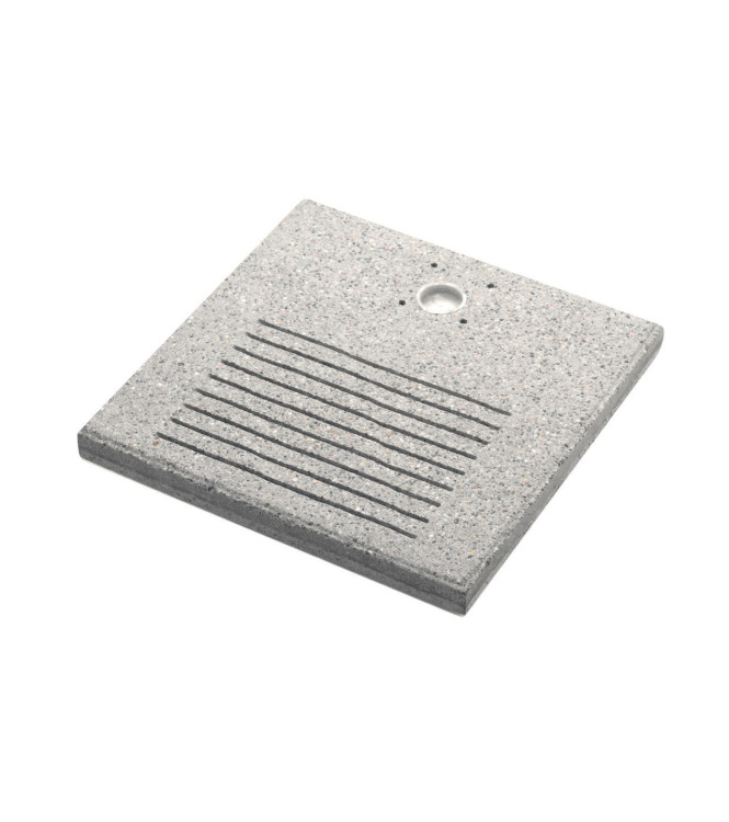 BASE IN CEMENTO CON FLESSIBILE PER DRENAGGIO