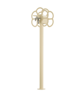 FONTANA CON CON PORTAGOMMA A FIORE AVORIO