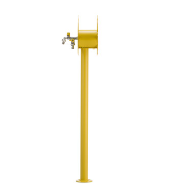 FONTANA CON CON PORTAGOMMA A FIORE GIALLO