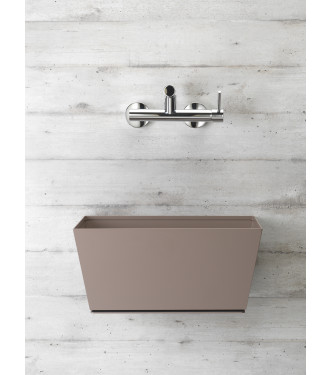 FONTANA A PARETE CON MISCELATORE TORTORA