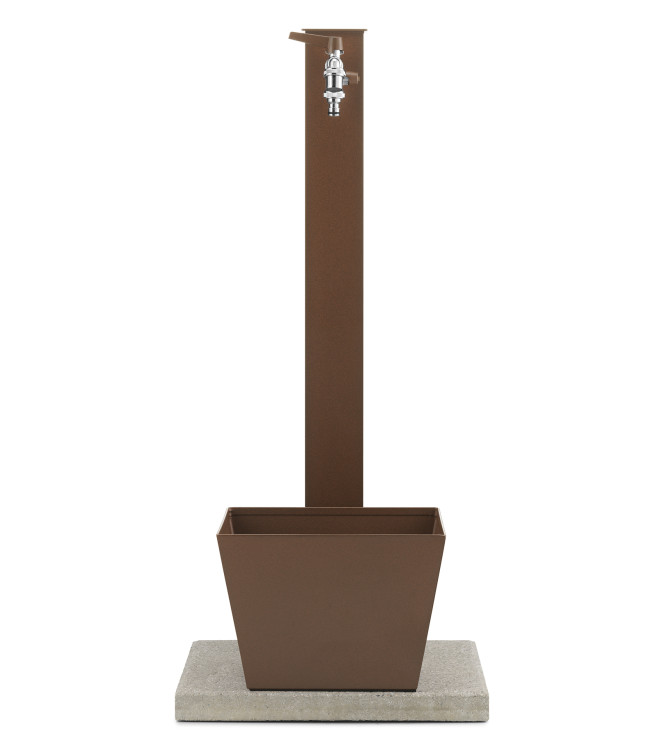 FONTANA R/DOPPIO + PGQ + VASCHETTA + BASE RUGGINE