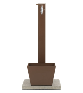 FONTANA R/DOPPIO + PGQ + VASCHETTA + BASE RUGGINE