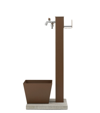 FONTANA R/DOPPIO + PGQ + VASCHETTA + BASE RUGGINE