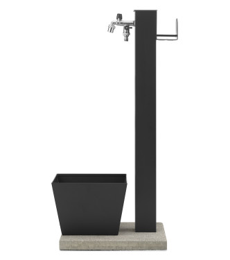 FONTANA R/DOPPIO + PGQ + VASCHETTA + BASE ANTRACITE