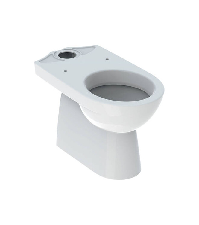 Vaso SELNOVA DUO S - vaso a terra scarico a pavimento - BIANCO