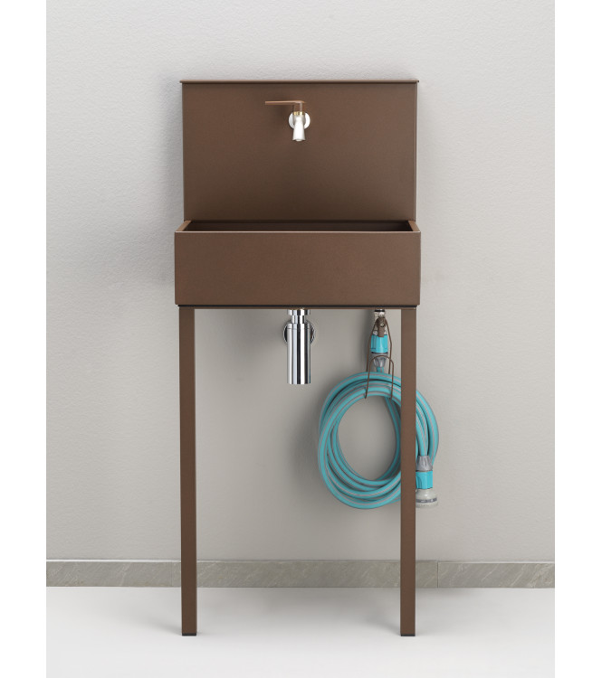 LAVANDINO A PARETE RUGGINE