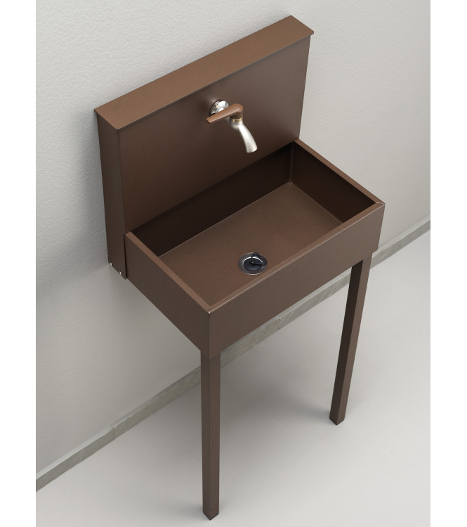 LAVANDINO A PARETE RUGGINE