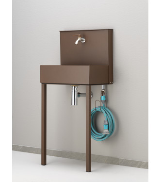 LAVANDINO A PARETE RUGGINE