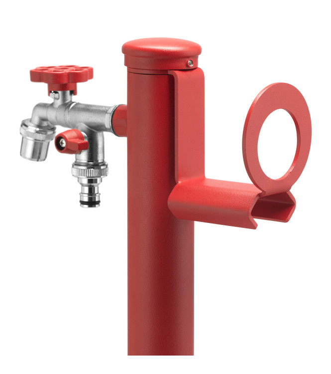 PORTA GOMMA PER FONTANE PICCOLE ROSSO