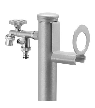 PORTA GOMMA PER FONTANE PICCOLE ALLUMINIO