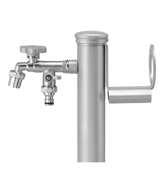 PORTA GOMMA PER FONTANE PICCOLE ALLUMINIO