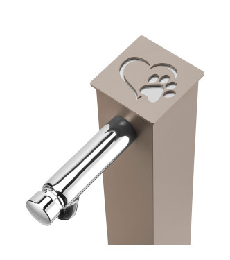 FONTANA PET CON RUBINETTO PULSANTE TEMPORIZZATO TORTORA