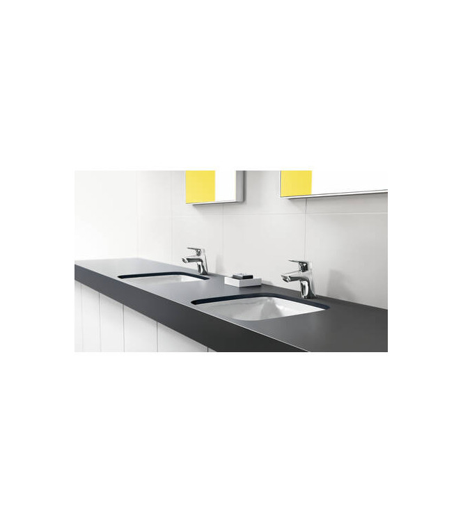 71073 LOGIS WASHBASIN MIXER 70 COOLSTART S/SWITCH MATT BLACK