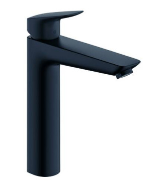 71090 LOGIS MISCELATORE MONOCOMANDO LAVABO 190 + SALTERELLO NERO OPACO