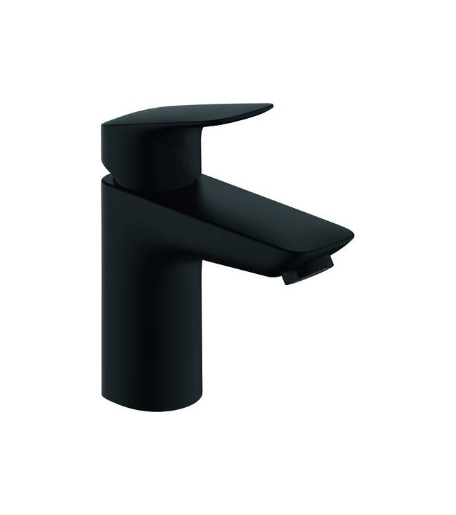 71100 LOGIS MISCELATORE MONOCOMANDO LAVABO 100 + SALTERELLO NERO OPACO