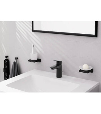 71100 LOGIS SINGLE LEVER BASIN MIXER 100 + POP-UP WASTE MATT BLACK