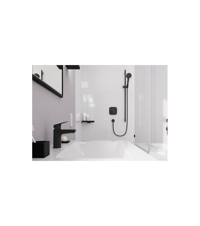 71101 LOGIS MISCELATORE MONOCOMANDO LAVABO 100 S/SALTERELLO NERO OPACO
