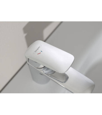 71102 LOGIS MISCELATORE LAVABO 100 COOLSTART + SALTERELLO CROMO