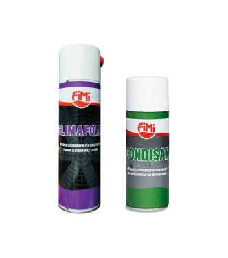 COPPIA DI IGIENIZZANTE PER CONDIZIONATORE CLIMAFOAM SPRAY 500ML + CONDISAN SPRAY 400ML