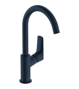 71131 LOGIS WASHBASIN MIXER 210 S/SWITCH MATT BLACK