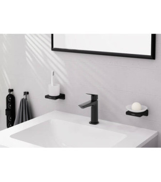 71255 LOGIS BASIN MIXER 110 COOLST. S/DISCHARGE MATT BLACK