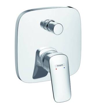 71405 LOGIS EXTERIOR PART CONCEALED BATH MIXER CHROME
