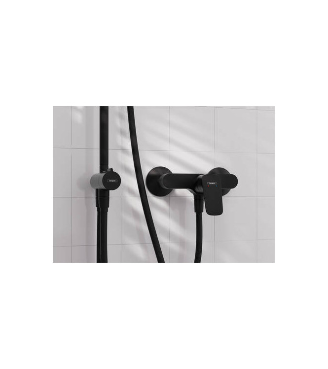 71600 LOGIS SINGLE-LEVER EXTERNAL SHOWER MIXER MATT BLACK