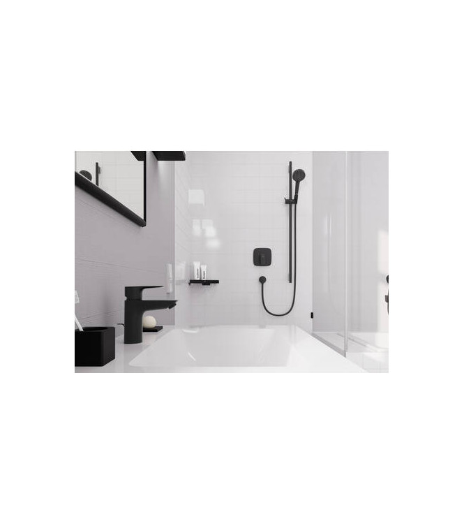 71605 LOGIS EXTERIOR PART CONCEALED SHOWER MIXER MATT BLACK