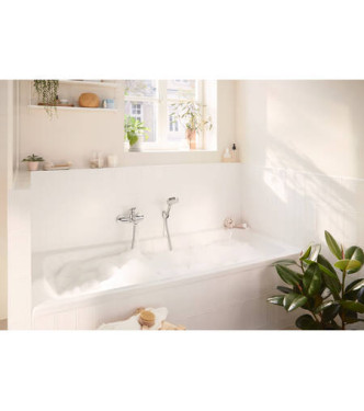 72440 REBRIS S SINGLE-LEVER BATH MIXER OUTSIDE MATT BLACK